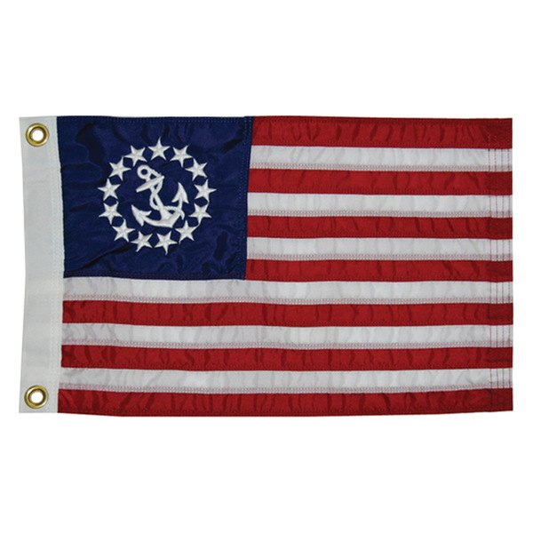 Deluxe Sewn Polyester U.S. Yacht Ensign Flag - 30 x 48 in.