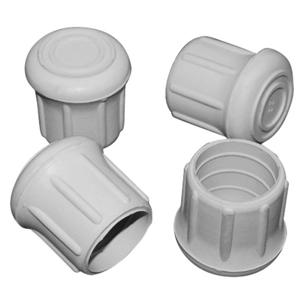 Rubber Chair Tips - White 1.125 in.
