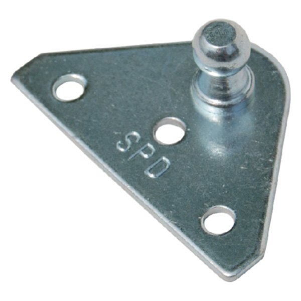 Taylor Made 2.25"W Flat Brackets, 0.200"dia. Mounting Holes, 10mm Stud Diameter, Zinc-Plated | by West Marine