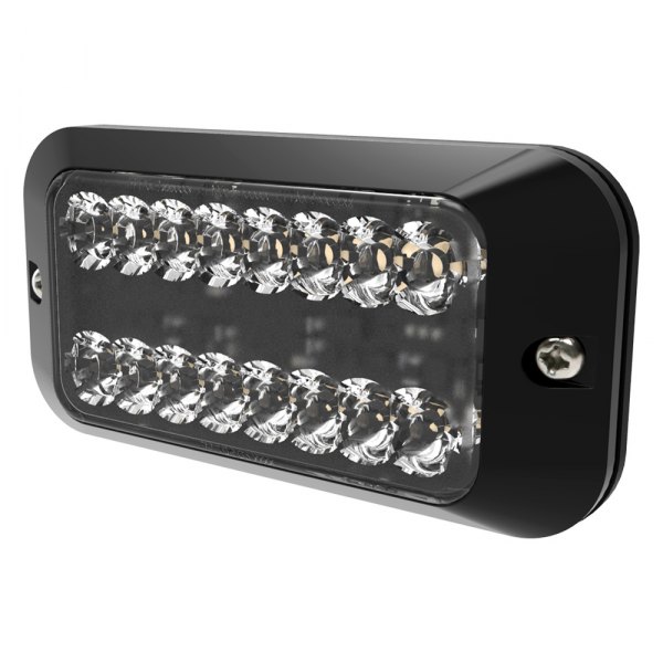 ECCED3789AC 12-24V Directional 16 LED Double Stack Surface Mount, Amber & White