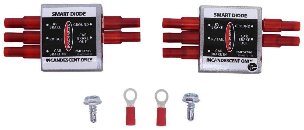 Roadmaster Towed Car Wiring Kit with Smart Diodes for Incandescent Bulbs | Camping World