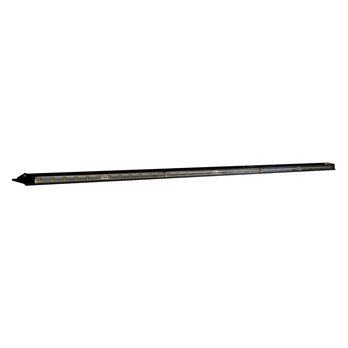 60 in. 12VDC Dual-Color Directional LED Outliner Perimeter Bar, Left Wire Exit - Amber & White