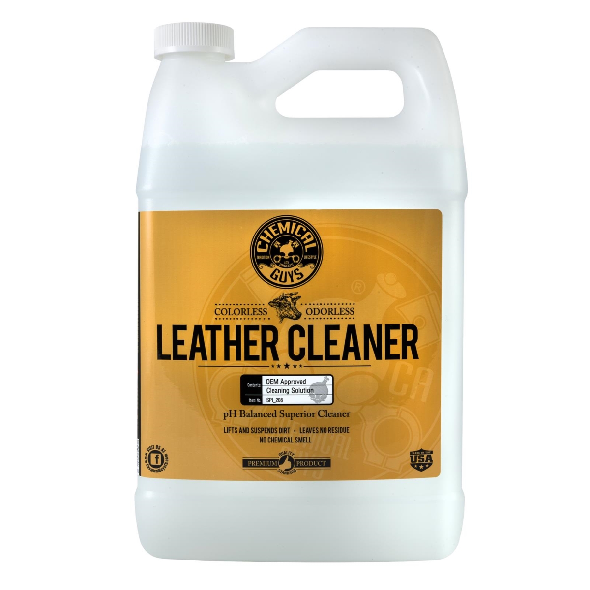 CHGSPI-208 Colorless Odorless Leather Cleaner, 1 gal