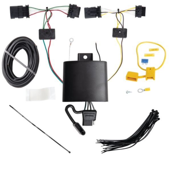 DRT118843 4-Way Flat T-Connector Harness with Circuit Protected Modulite for 2020-2021 BMW X1