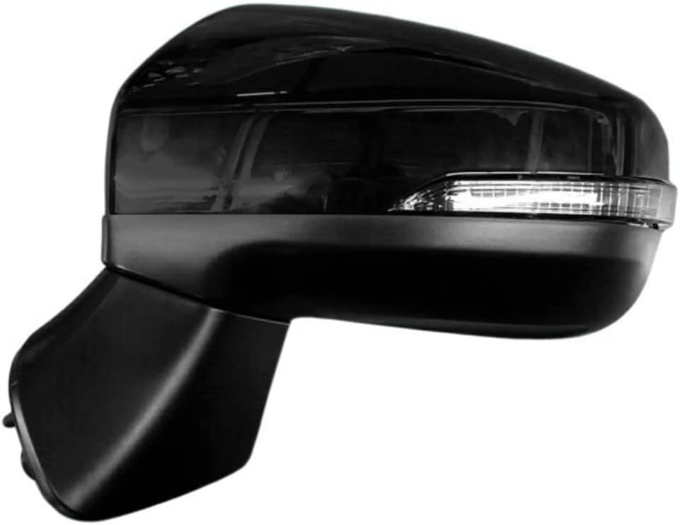 Right Signal Lamp Outer Rear View Cover Mirror without Blind Spot Detection for 2018-2022 Subaru Legacy, Silver