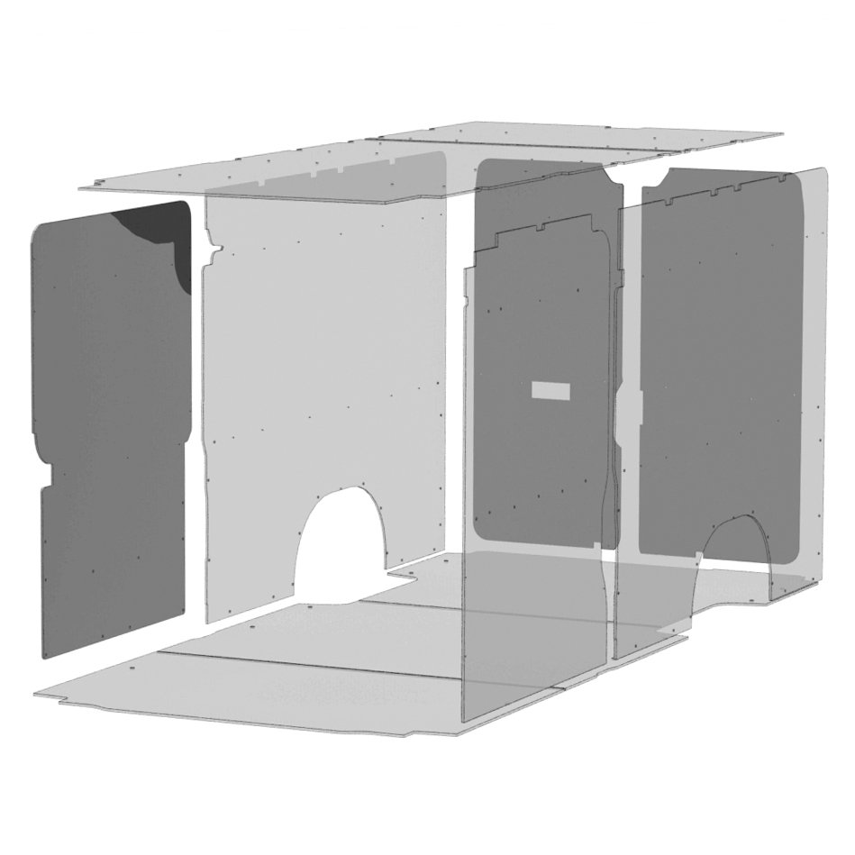159 in. Promaster Duratherm Door Liner, White