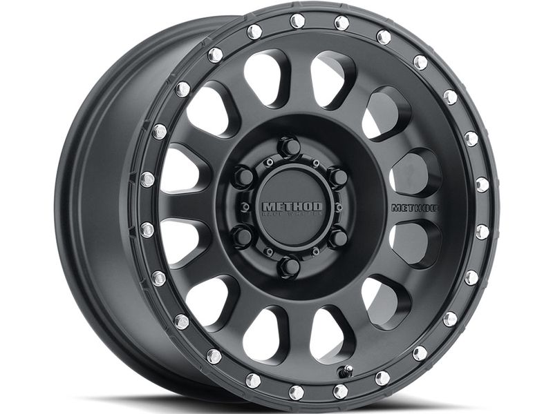 MRWMR31579080512N MR315 17 x 9 in. 12 mm Offset 8 x 6.5 in. 130.81 mm Centerbore Wheel, Matte Black