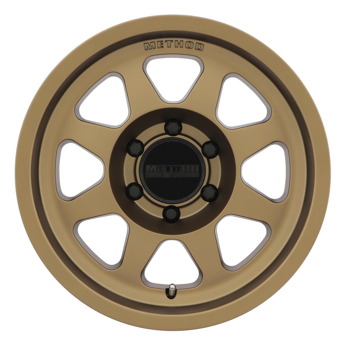 18 x 9 in. 6x5.5 Bolt Pattern Plus 18 mm Offset 106.25 mm Center Bore Method Bronze MR701 Wheel