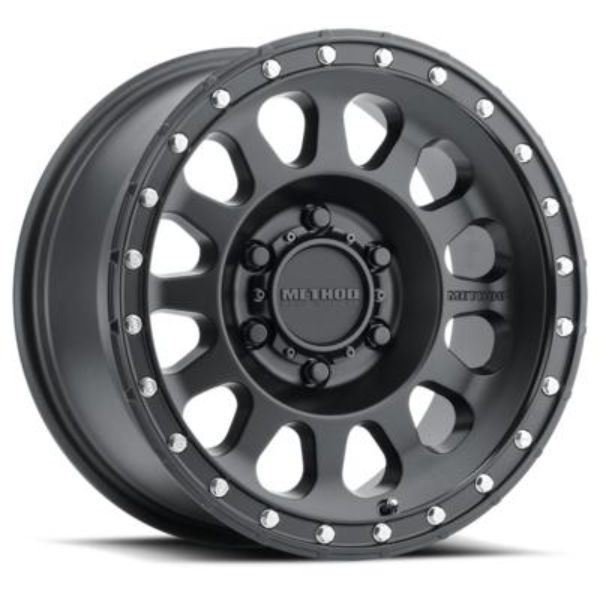 MR315 18 x 9 in. Plus 18 mm Offset 8 x 6.5 Bolt Pattern 130.81 mm Centerbore Matte Black Wheel