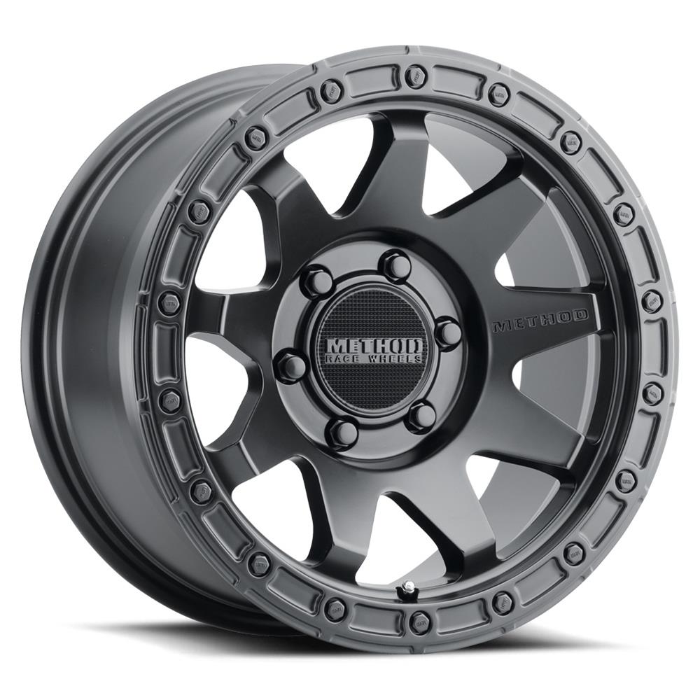 17 x 8.5 in. Mr317 Wheel, Black