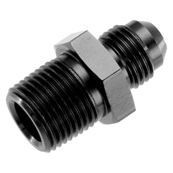 RHP81604042 04 Straight Male to 04 NPT Male Adapter  Black