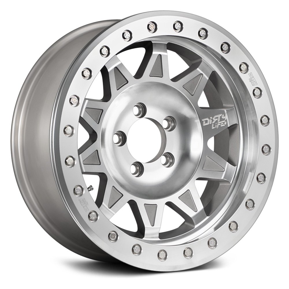 17 x 9 in. 5-127 Bolt Pattern -38 mm Offset 71.5 mm Center Bore Roadkill Race Machined Beadlock Wheel