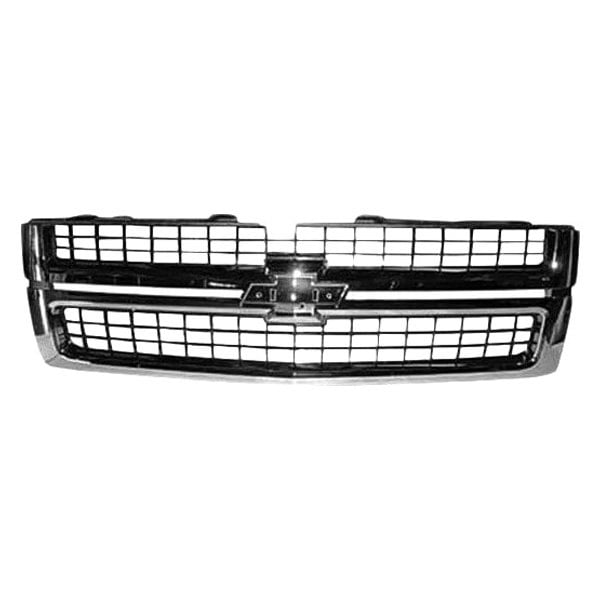 Grille Assembly for 2007-2011 Chevrolet Silverado 1500, Black