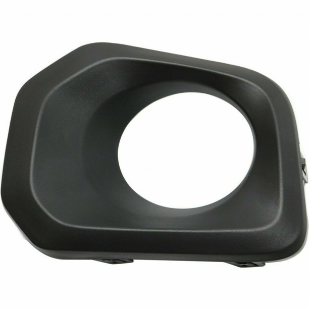 SHE8125-95A-2 Front Passenger Side Fog Light Bezel, Matte Black for 2016-2022 Toyota Tacoma