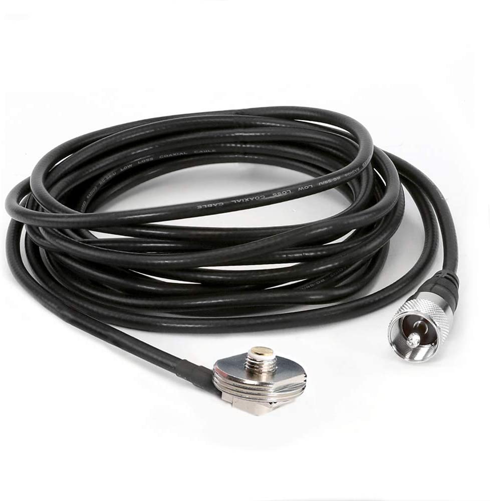 15 ft. Coax Cable with 0.37 in. NMO Mount