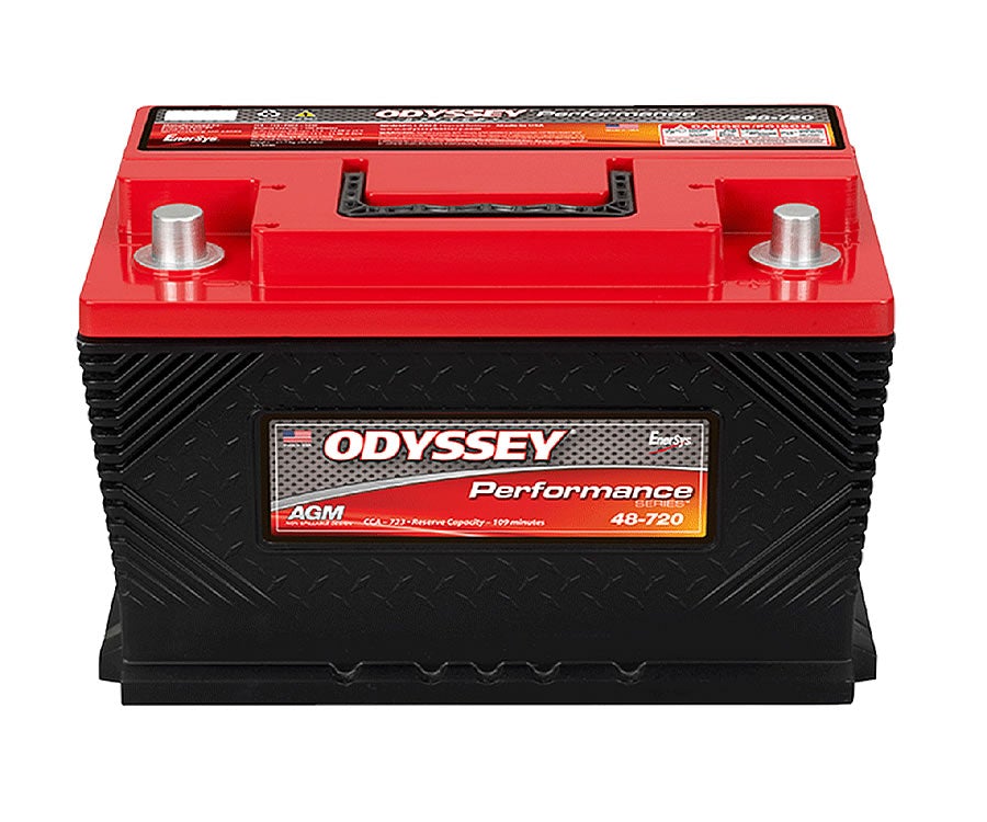 48 BCI Group Size, 12 Volt, 720 Cold Cranking Amps/ 1250 Pulse Hot Cranking Amps, SAE Top Terminals