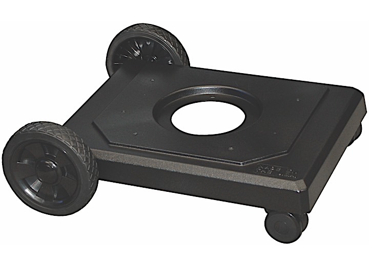 Black 2 Wheel 2 Caster Port Base for OCOLB or OCOL Column, LP Model