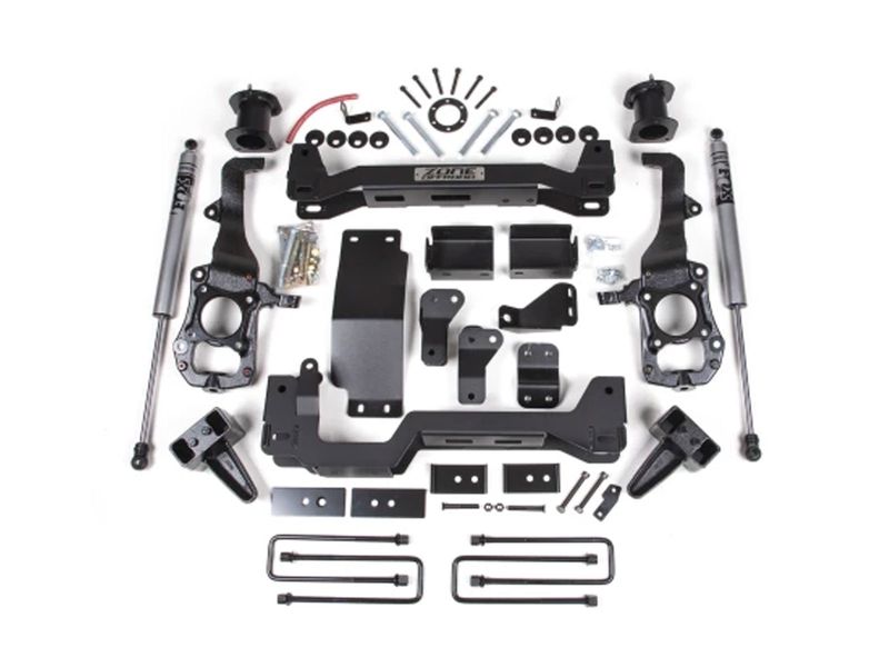 4 in. Front 2 in. Rear Suspension Lift System with Fox Shocks for 2021 Ford F150