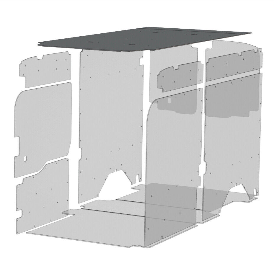 Durathrm Ceiling Liner Panel with High Roof for Transit 148, Gray