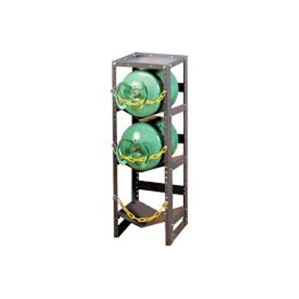 36 x 13 x 12 in. Coolant Tank Rack for 3-30 lbs Tanks