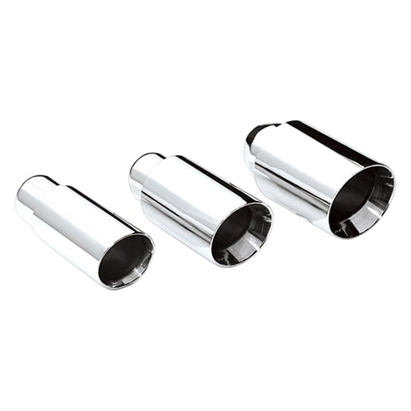 3.00 in. ID & 4.00 in. OD Slanted Double Wall Stainless Steel Exhaust Tip