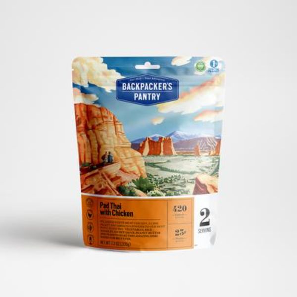 Picture of Backpackers Pantry BCP1024489 2-serve Gluten Free Santa Fe Rice & Beans with Chicken&#44; 6 Pouches