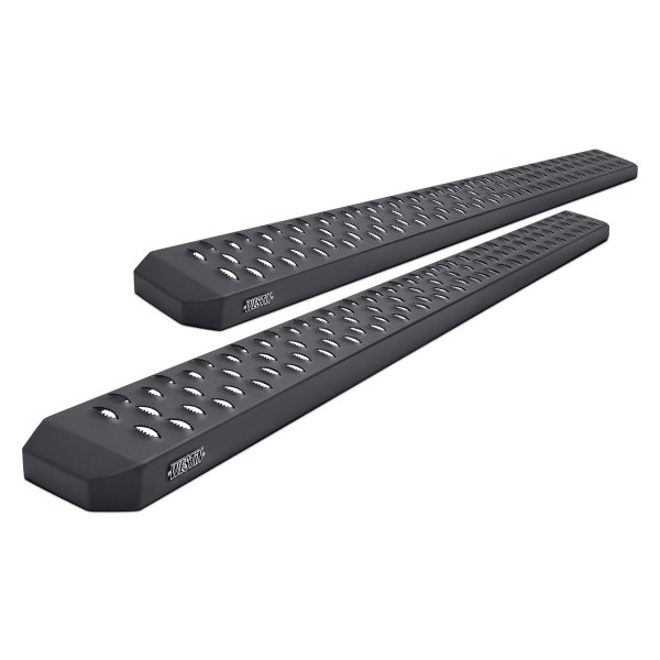 WES27-81005 Passenger Side Grate Steps Running Board for 2015-2022 Ford Transit Van, Textured Black