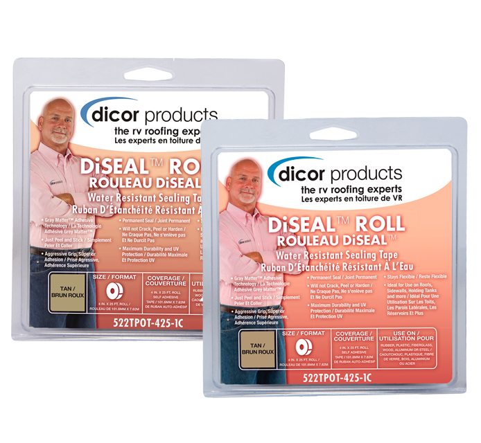 4 in. x 12.5 ft. Diseal Sealing Tape, White