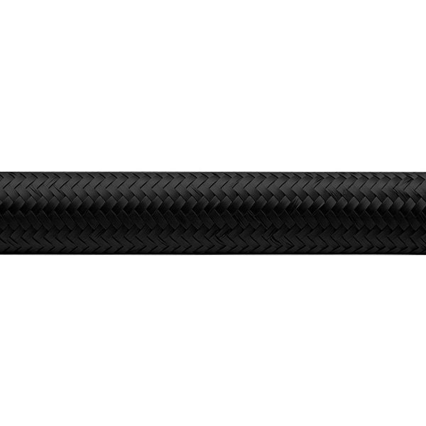 0.34 in. x 6AN & 20 ft. Roll of Black Nylon Braided Flex Hose