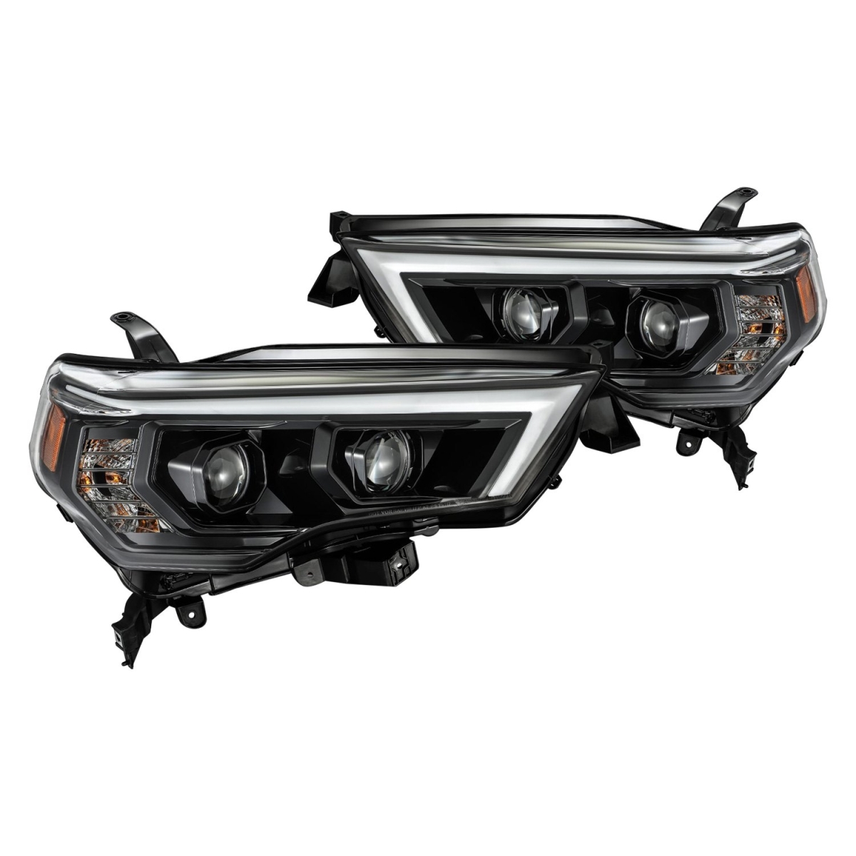 Picture of Alpha Rex USA ALR880726 Pro 20 Series Projector Headlights for 2014-2020 4Runner&#44; White