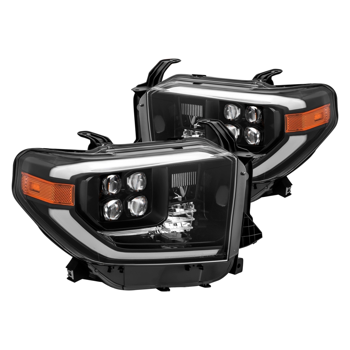Picture of Alpharex USA ALR880728 20 Series LED Projector Headlights for 2014-2020 Toyota Tundra