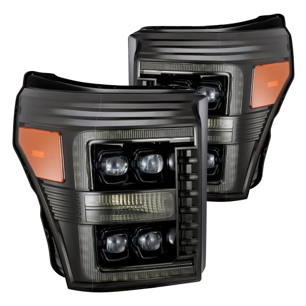 Nova-Series LED Projector Headlights for 2011-2016 Ford F250, F350, F450 & F550, Black