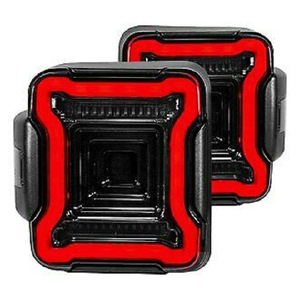 Fiber Optic LED Tail Light for 2018-2021 Jeep Wrangler
