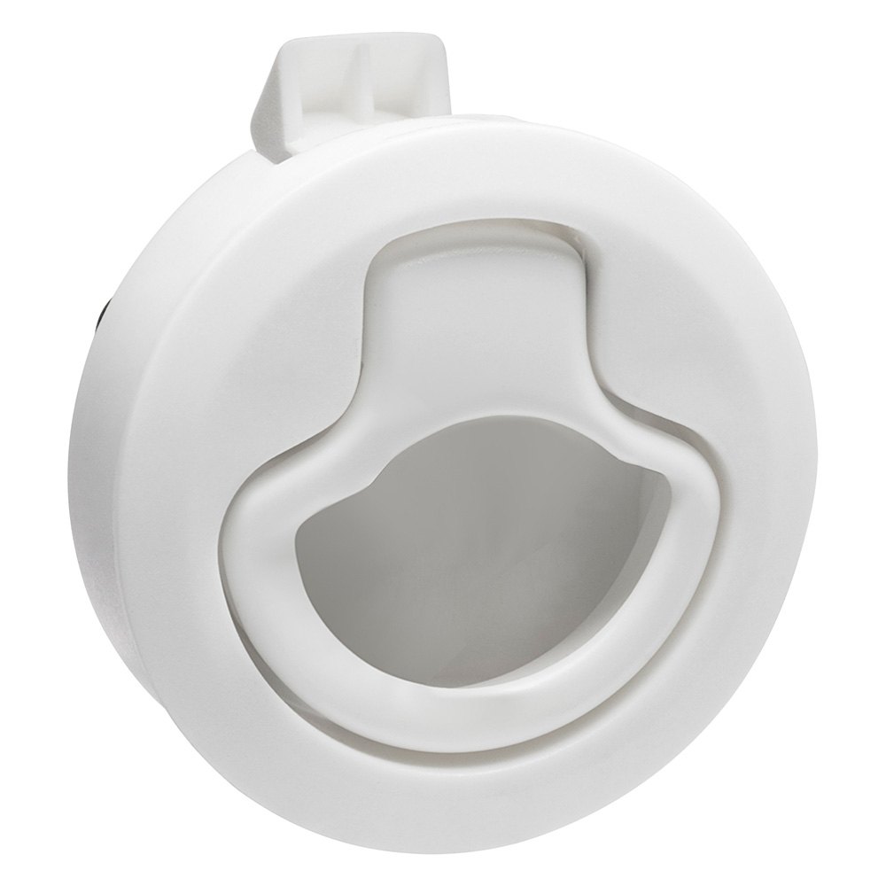 WHC3227WC White Nylon Non-locking Slam Latch