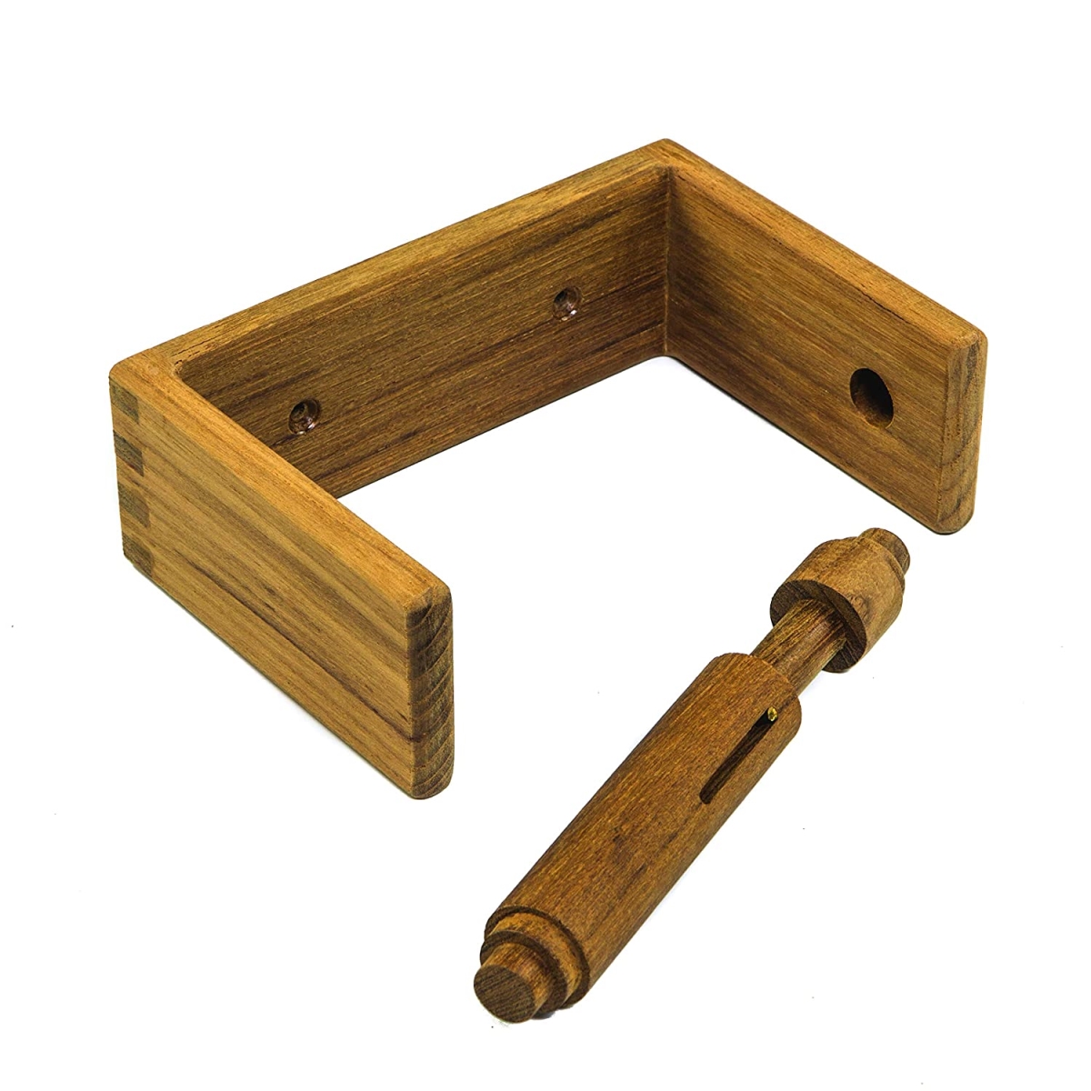 Teak Toilet Tissue Holder