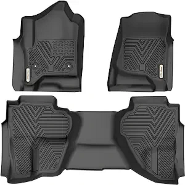 Picture of 3-D Mats DDDL1GM01001509 1st & 2nd Row Floor & 2014-2018 GMC Sierra 1500 & 2014-2018 GMC Sierra 2500 & 2014-2018 GMC Sierra 3500&#44; Black