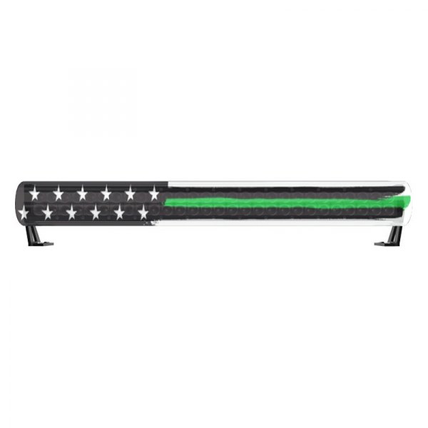 Picture of AeroLidz AELBWGUSFLG52 52 in. Insert Thin Stripe American Flag Light Cover&#44; Green
