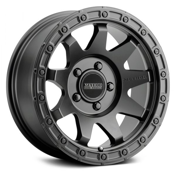 17 x 8.5 in., 0 mm Offset - 5x127 Bolt Pattern & 71.5 mm Hub MR317 Matte Black Wheel