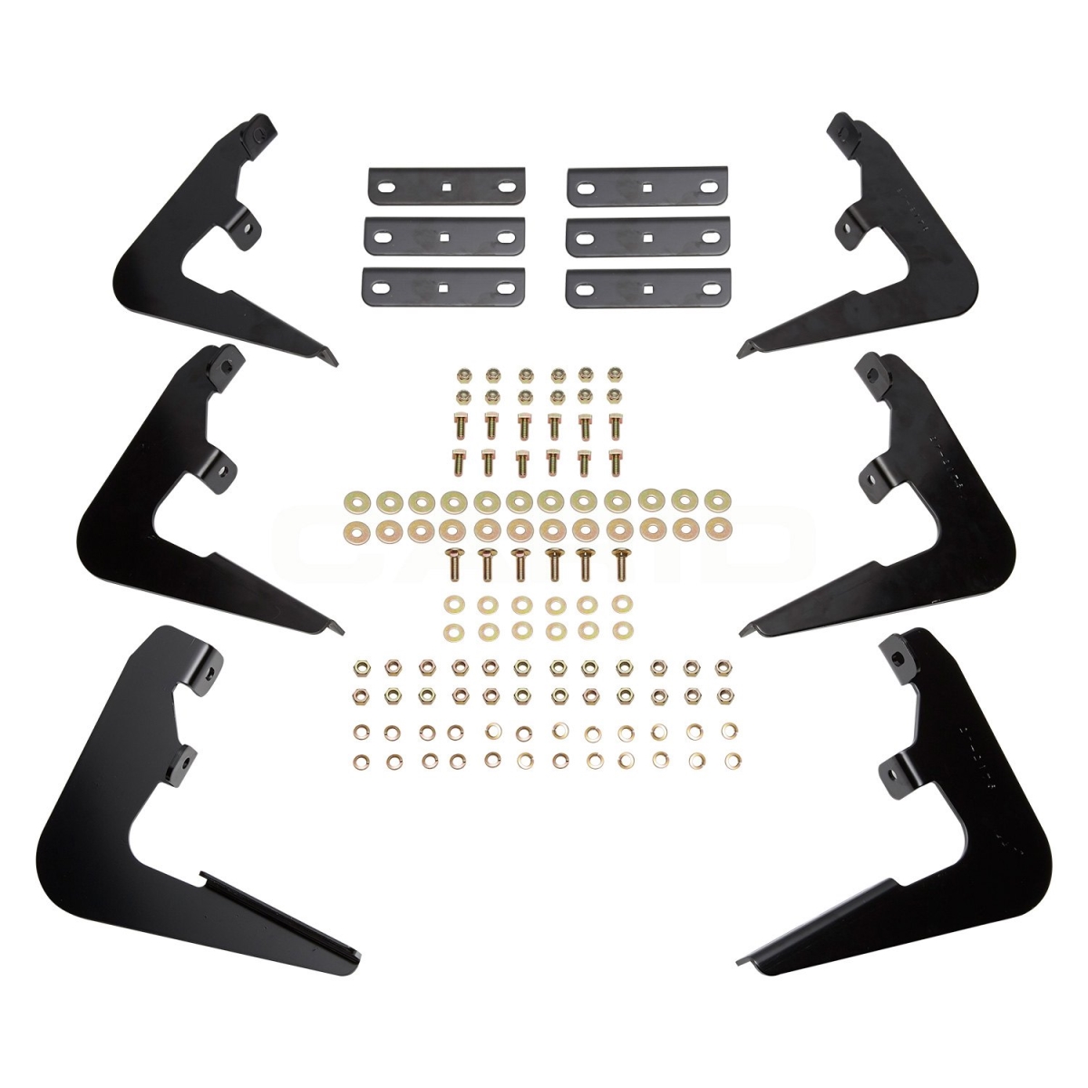 WES22-1675 Ridgeline Crew Cab Oval Step Mount Kit for 2006-2014 Honda