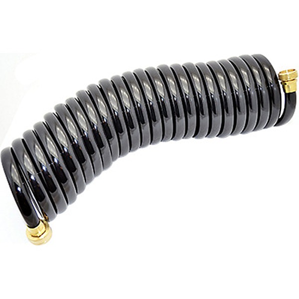 25 ft. Colied Washdown Hose, Black