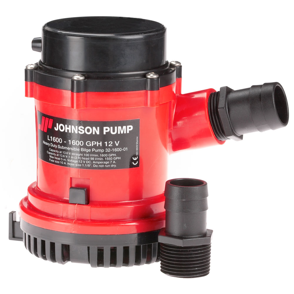 JNP16004-00 1600 GPH 12V Heavy Duty Bilge Pump