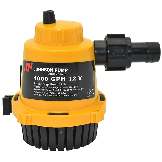 JNP22102 1000 GPH 12V Proline Bilge Pump
