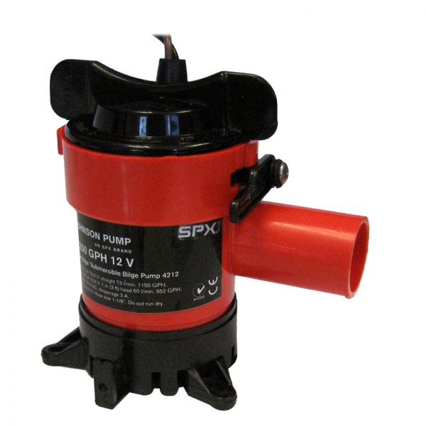 1.12 in. 1250 GPH 12V Cartridge Bilge Pump
