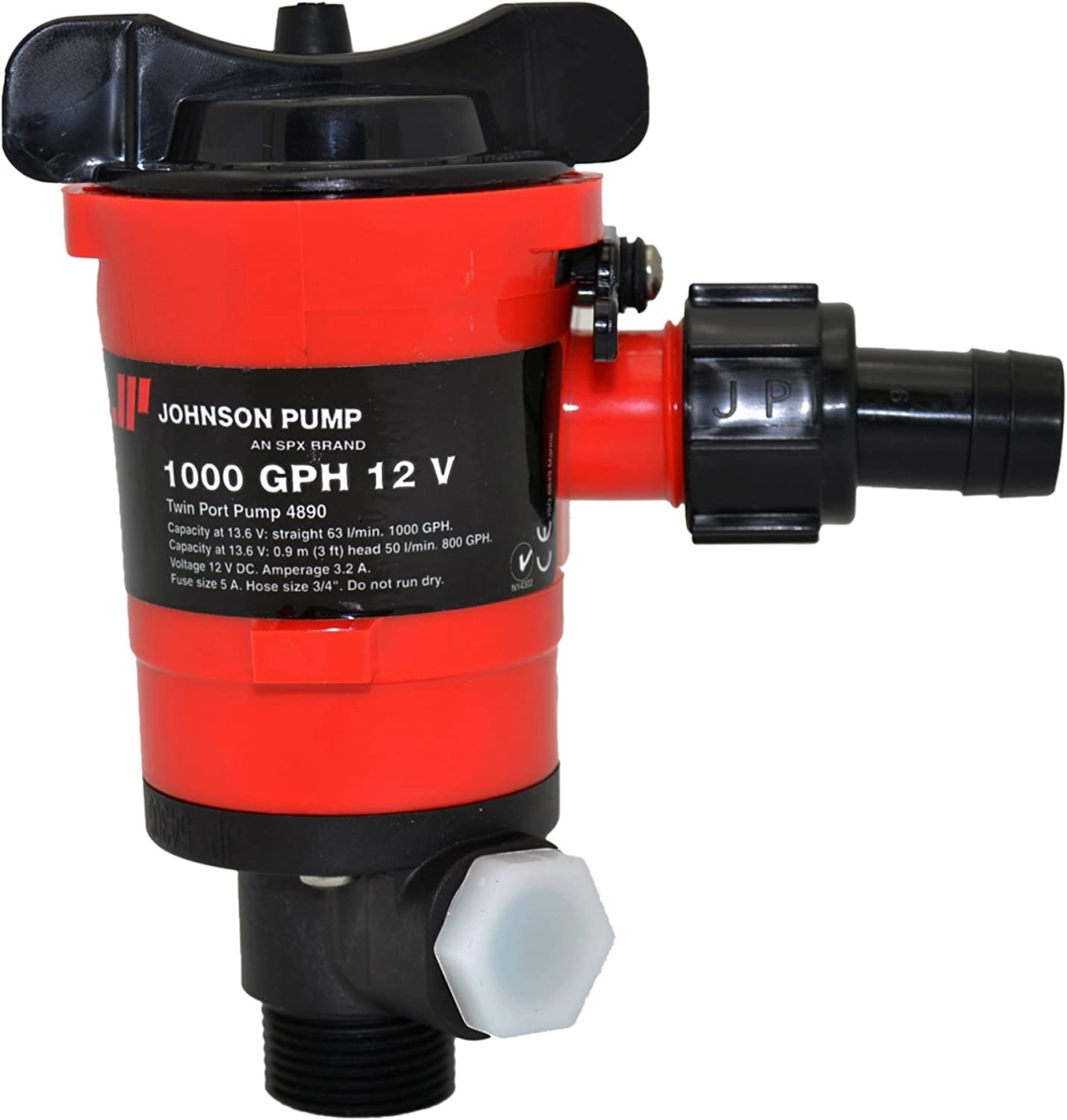 1000 GPH Twin Port Aerator & Livewell Pump