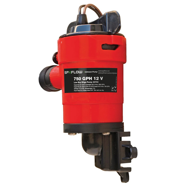 750 GPH 12V Low Boy Bilge Pump