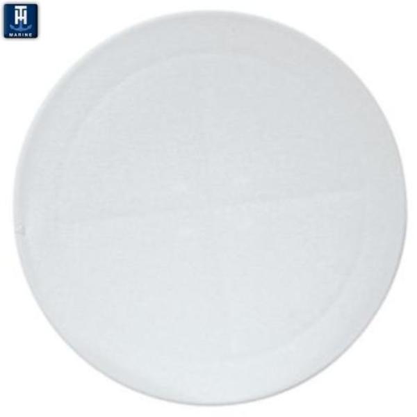 8 in. Pry-out Deck Plate, Polar White