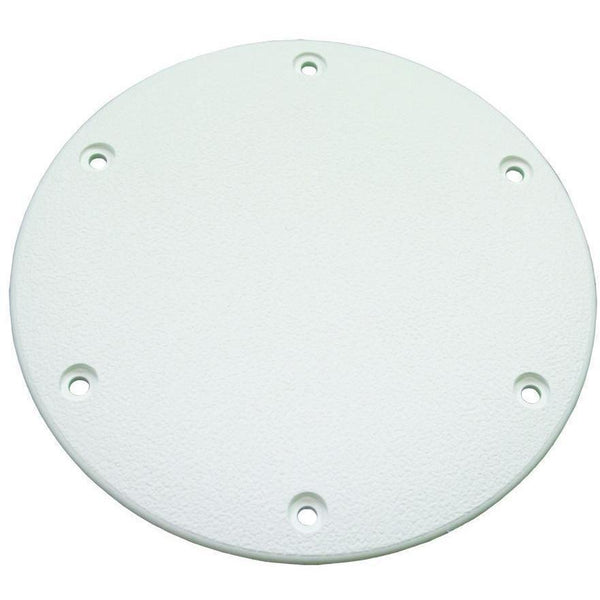 6 in. Access Cover Deck Plate, Polar White