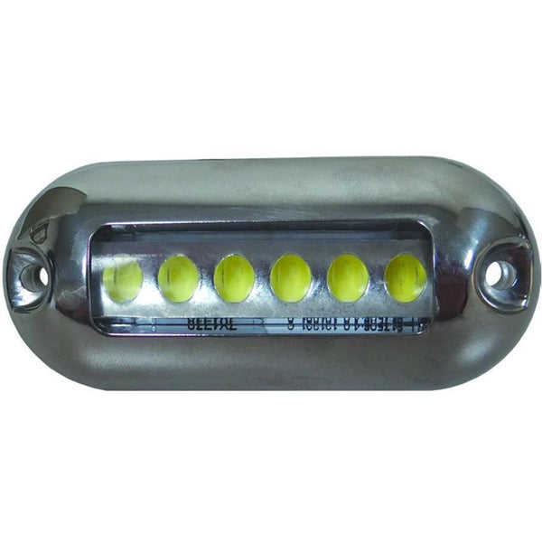 THMLED-51901-DP Aqua Bright LED Underwater Light with 316 Stainless Steel Bezel, Blue -  TH Marine