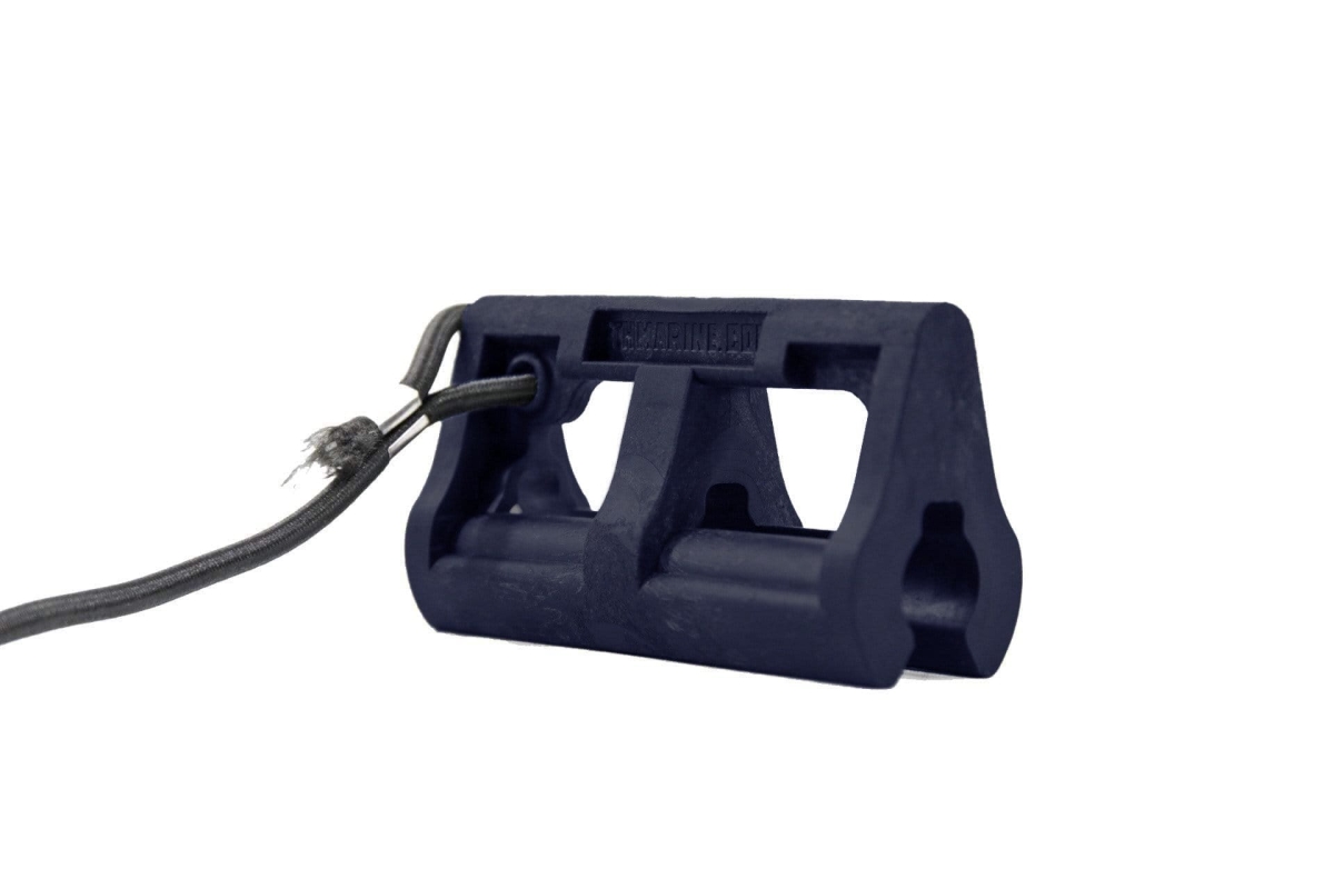 4 in. Steer Stop Outboard Hydraulic Steering Lock, Navy Blue
