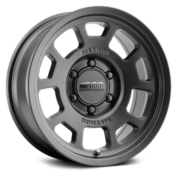 18 x 9 in., 0 mm Offset - 6x139.7 Bolt Pattern & 106.25 mm Hub MR705 Matte Black Wheel